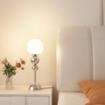 Bedroom Bedside Vertical Table Lamp Floor Lamp - Image 9