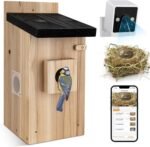 Smart Bird House With Camera,3MP Birdhouse Camera For Outdoors