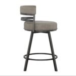 Gene - Swivel Counter Stool - Dark Gray - Image 2