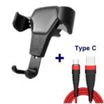 Leather grain gravity mobile phone car holder - Image 9