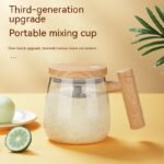 400ML Self Stirring Coffee Mug  Electric Mixing Glass Coffee CupHigh Speed - Image 9