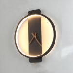 Nordic Wall Lamp Bedroom Bedside Lamp Clock Modeling Lamp - Image 5