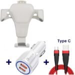 Leather grain gravity mobile phone car holder - Image 6