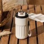 Smart Digital Thermal Bottle Portable Coffee  Flasks 450ml - Image 5