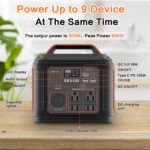 US Plug Portable Power Station P302,300W 296Wh Backup Lithium Battery - Image 2