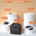 US Plug Portable Power Station P302,300W 296Wh Backup Lithium Battery - Image 8