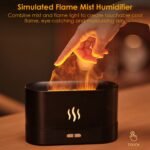 120ml Cool Mist Humidifier Ultrasonic Aroma Essential Oil Diffuser With Soothing sound