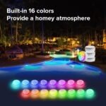 SANSI IP68 Waterproof RGB Pool Light, Summer Rechargeable 20Hrs - Image 9