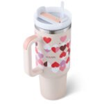 Tumbler With Handle Straw Insulated, Stainless Steel - Image 9