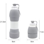 Silicone folding water bottle - Image 2