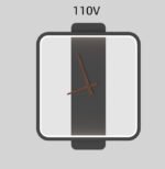 Nordic Wall Lamp Bedroom Bedside Lamp Clock Modeling Lamp - Image 8