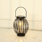 Solar Iron Lamp Outdoor Yard Lamp Garden Lawn Lamp - Image 5