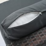 Patio Furniture, Outdoor Furniture, Seasonal PE Wicker Furniture, 5 Set Wicker Furniture With Temper - Image 8