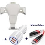 Leather grain gravity mobile phone car holder - Image 10