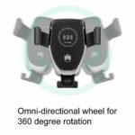 10W QI Wireless Fast Car Charger | Mount Holder Stand Charging - Image 7
