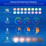 SANSI IP68 Waterproof RGB Pool Light, Summer Rechargeable 20Hrs - Image 5