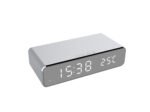 LED Electric Alarm Clock With Wireless Charger - Image 2