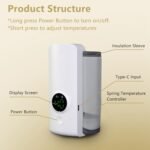 USB Rechargeable Keep Milk Warm For 5 Hours No Bottle Included - Image 3