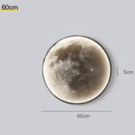 Moon Wall Lamp Modern Minimalist Creative Bedside Lamp - Image 3