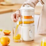 Multifunctional Wireless Electric Juicer Steel Orange Lemon Blender - Image 2