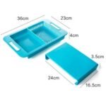 Multifunction Kitchen Chopping Blocks Sinks Drain Basket Cutting - Image 9