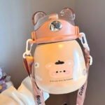 Stainless Steel High-value Bomb Lid Straw Pot Belly Cup - Image 5