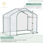 Portable Walk-in Steel Frame Garden Greenhouse - Image 7