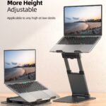 Notebook Bracket Laptop | Adjustable Base 360-degree Rotation - Image 9