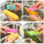 Creative Kitchen Knife And Fork Chopsticks Cleaning Brush With Suction - Image 6