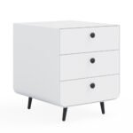 Modern Night Stand Storage Cabinet For Living Room Bedroom - Image 8