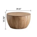 Vintage Style Bucket Shaped Coffee Table Set For Office - Image 10