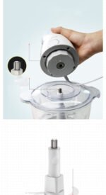 Household Electric Multi-function Small Vegetable Chopper Blender Cooking Machine - Image 3