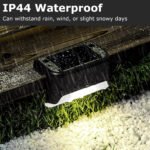 4 Solar LED Bright Deck Lights Outdoor Garden - Image 8