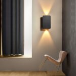 Minimalist Wall Lamp LED Bedroom Bedside Lamp Nordic Modern Art - Image 3