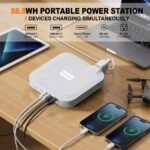 Portable Power Station,100W 88.8Wh 24000mAh Powerbank Portabl, Emergency Backup