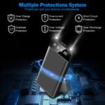 1Pc 10000mAh Power Bank Portable Ultra Slim Charger External Battery Pack With 2 USB - Image 5