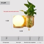 Simple Wooden Wall Lamp Bedroom Bedside Lamp - Image 6