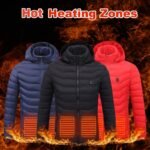 Men Heated Puffer Jacket Electric Heating