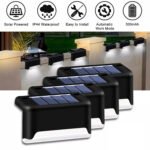 4 Solar LED Bright Deck Lights Outdoor Garden - Image 3