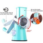 Manual Kitchen Accessories Multifunctional Round Mandoline Potato Slicer - Image 8