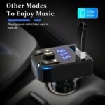 Wireless Car Bluetooth FM Transmitter MP3 Audio USB Charger Adapter Handsfree - Image 4