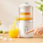 Multifunctional Wireless Electric Juicer Steel Orange Lemon Blender - Image 3