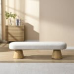 Dining Bench For Dining Room, Upholstered Bedroom End Of Bed Entryway Bench