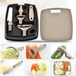 Stainless Steel Cutter Set Three Piece Set Wheat Straw