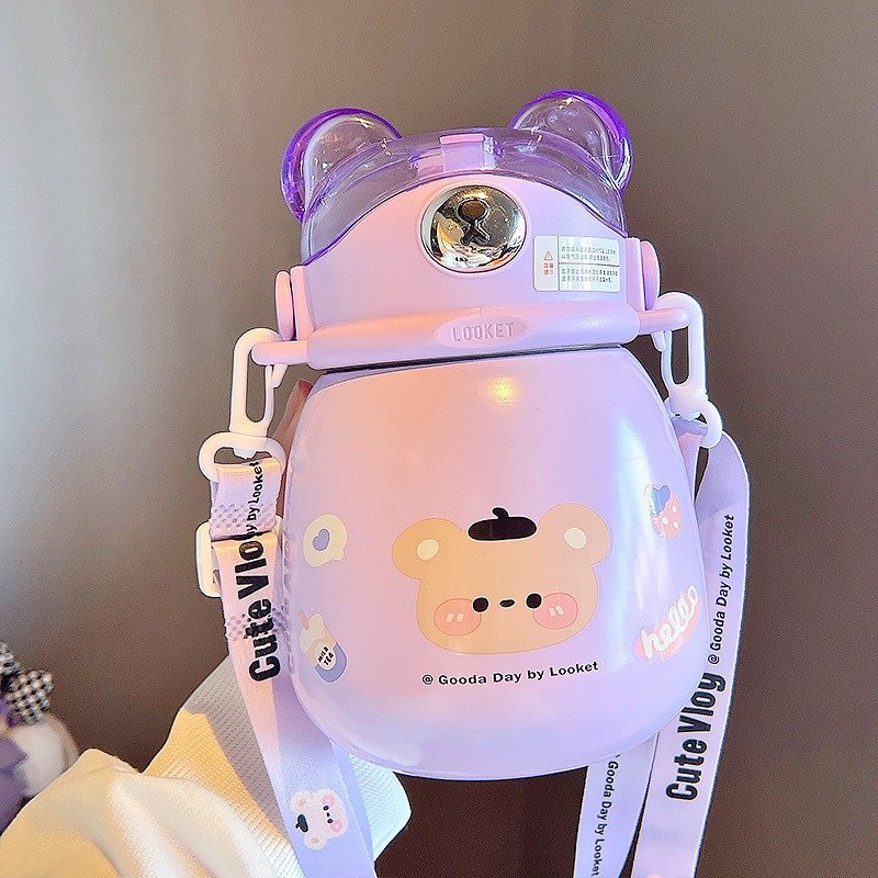 8b398375-b273-4b8d-88bc-6d06d55a5f08.jpg Stainless Steel High-value Bomb Lid Straw Pot Belly Cup - Image 1