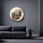 Moon Wall Lamp Bedroom Bedside Lamp Modern - Image 2