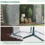 Portable Walk-in Steel Frame Garden Greenhouse - Image 4