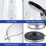 Electric Kettle Water Boiler, 1.8L Electric Tea Kettle - Image 4