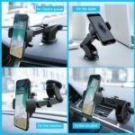 Car Phone Holder Long Rod Telescopic Car Dashboard Suction Cup Type - Image 9