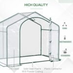 Portable Walk-in Steel Frame Garden Greenhouse - Image 3